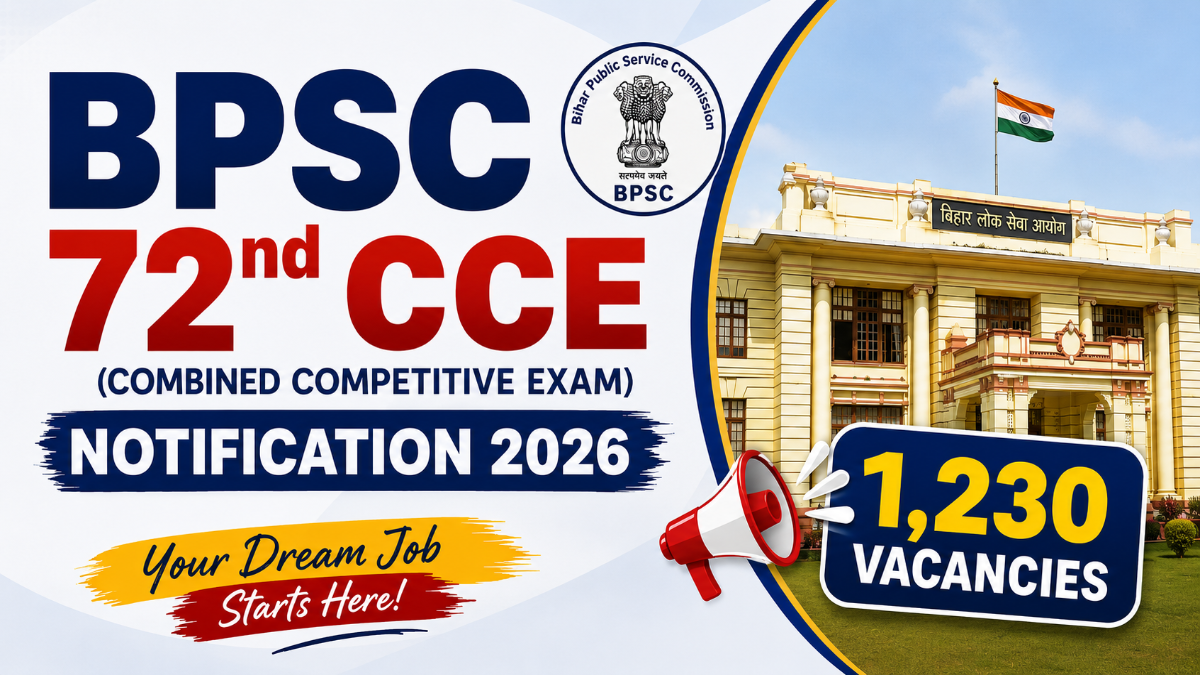 BPSC 72nd CCE Prelims 2026