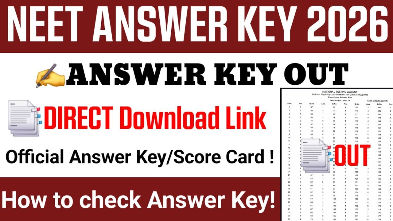 NEET UG 2026 Answer Key